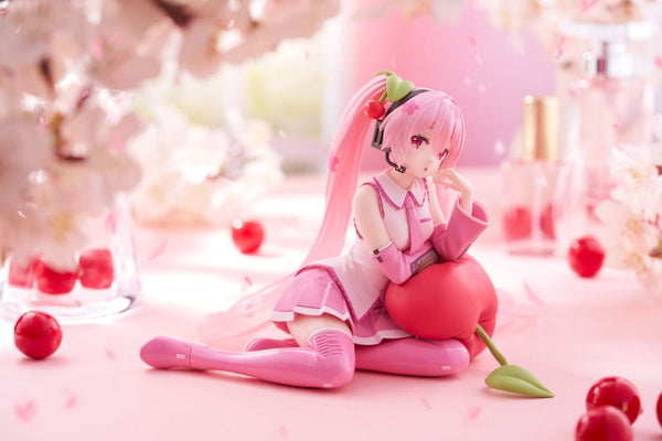 Vocaloid - Hatsune Miku: Cherry Cushion Ver. - PVC Statue (13 cm)