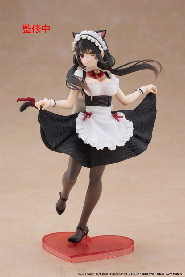 Date A Live V - Kurumi Tokisaki: Cat Ear Maid Ver. - Coreful PVC Statue (18 cm)