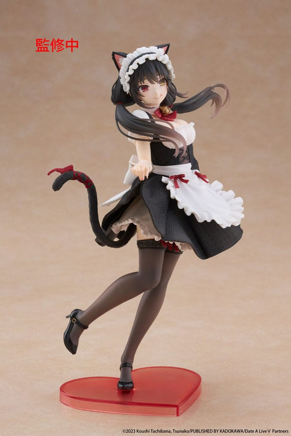 Date A Live V - Kurumi Tokisaki: Cat Ear Maid Ver. - Coreful PVC Statue (18 cm)