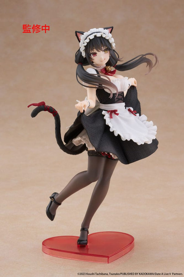 Date A Live V - Kurumi Tokisaki: Cat Ear Maid Ver. - Coreful PVC Statue (18 cm)