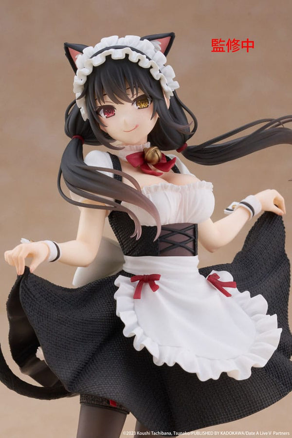 Date A Live V - Kurumi Tokisaki: Cat Ear Maid Ver. - Coreful PVC Statue (18 cm)