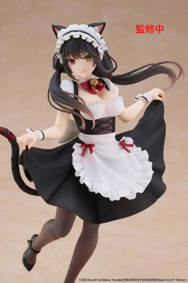 Date A Live V - Kurumi Tokisaki: Cat Ear Maid Ver. - Coreful PVC Statue (18 cm)