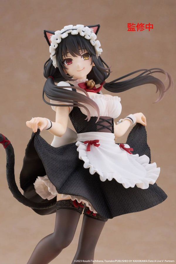Date A Live V - Kurumi Tokisaki: Cat Ear Maid Ver. - Coreful PVC Statue (18 cm)