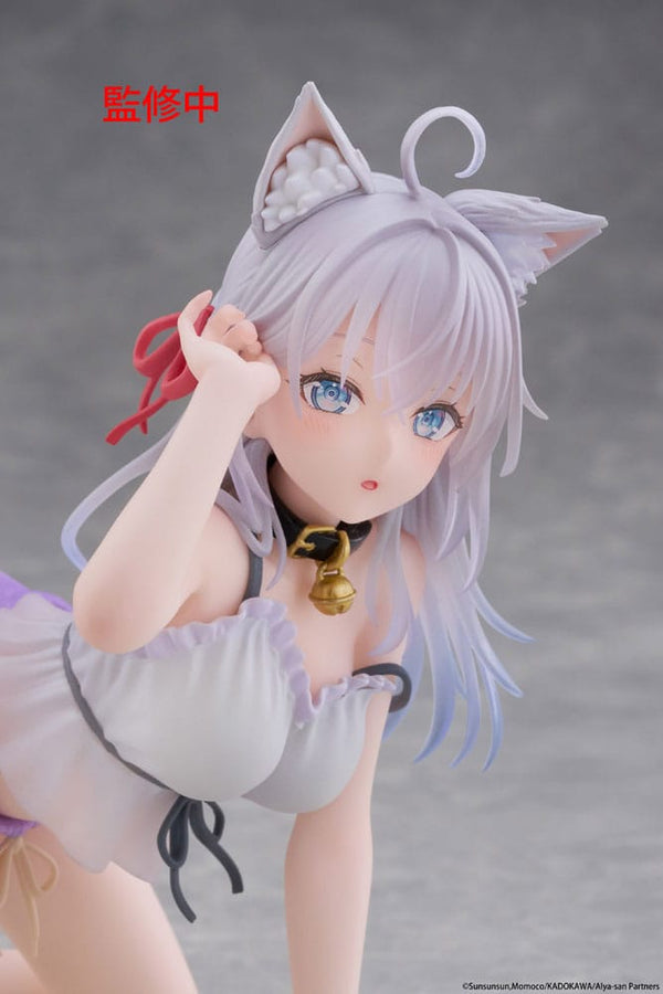 Alya Sometimes Hides Her Feelings in Russian - Alya: Cat Ear Roomwear Ver. - Desktop Cute Figur PVC Statue (13 cm)