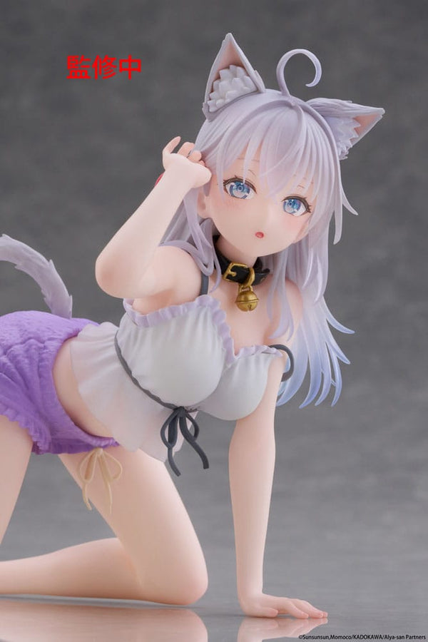Alya Sometimes Hides Her Feelings in Russian - Alya: Cat Ear Roomwear Ver. - Desktop Cute Figur PVC Statue (13 cm)