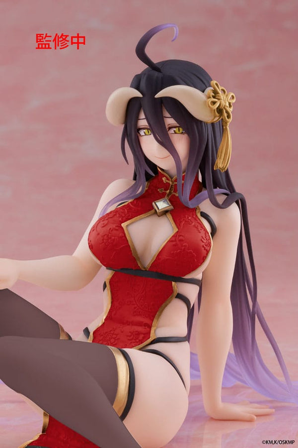 Overlord - Albedo: Chinese Dress Ver. Renewal - Desktop Cute PVC Statue (13 cm)