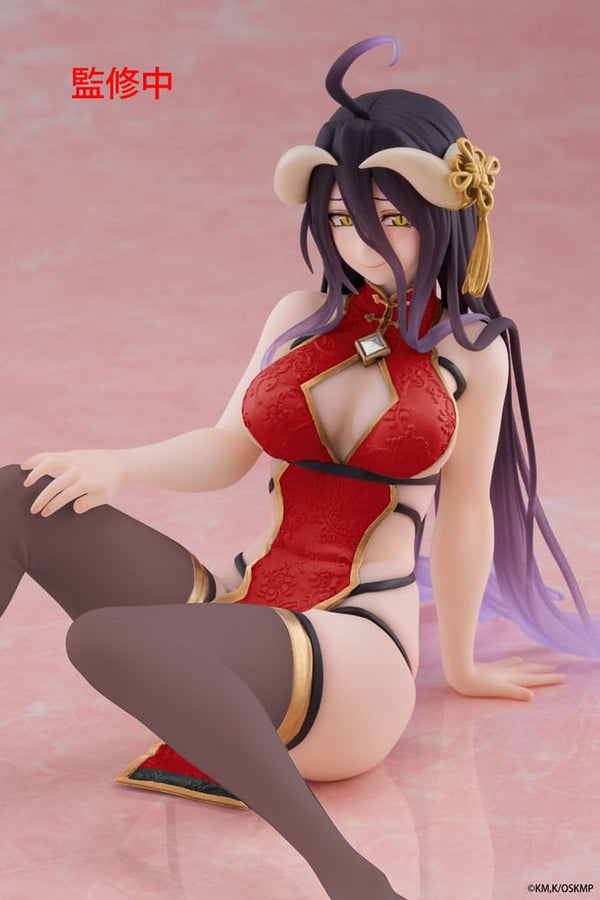 Overlord - Albedo: Chinese Dress Ver. Renewal - Desktop Cute PVC Statue (13 cm)