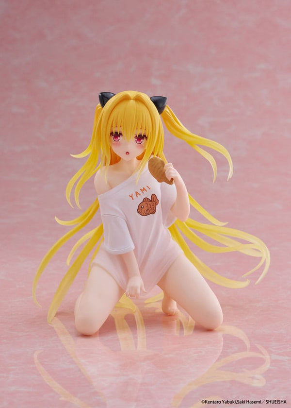 To Love-Ru Darkness - Golden Darkness: Roomwear Ver. - Desktop Cute PVC Statue (13 cm)