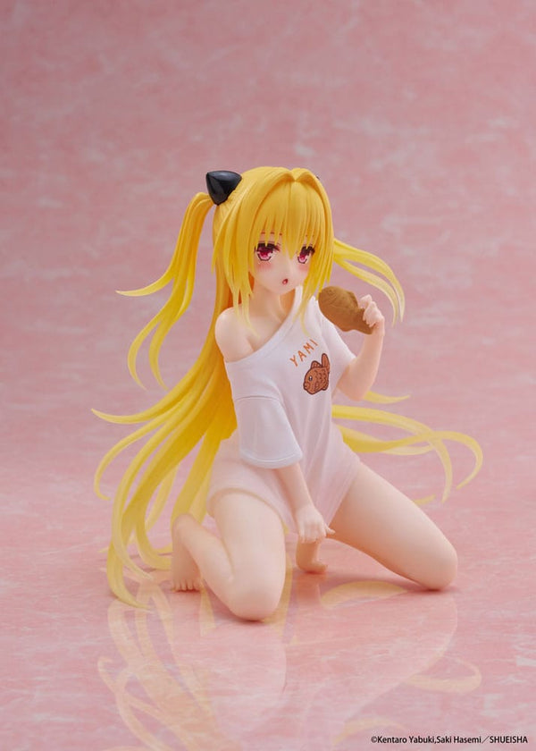 To Love-Ru Darkness - Golden Darkness: Roomwear Ver. - Desktop Cute PVC Statue (13 cm)
