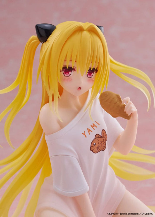 To Love-Ru Darkness - Golden Darkness: Roomwear Ver. - Desktop Cute PVC Statue (13 cm)
