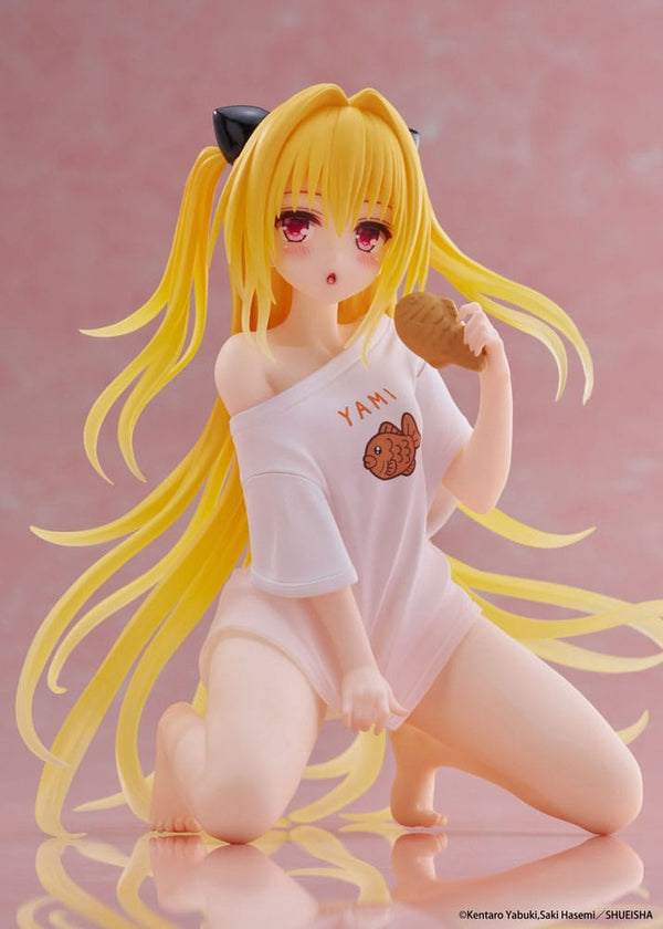 To Love-Ru Darkness - Golden Darkness: Roomwear Ver. - Desktop Cute PVC Statue (13 cm)