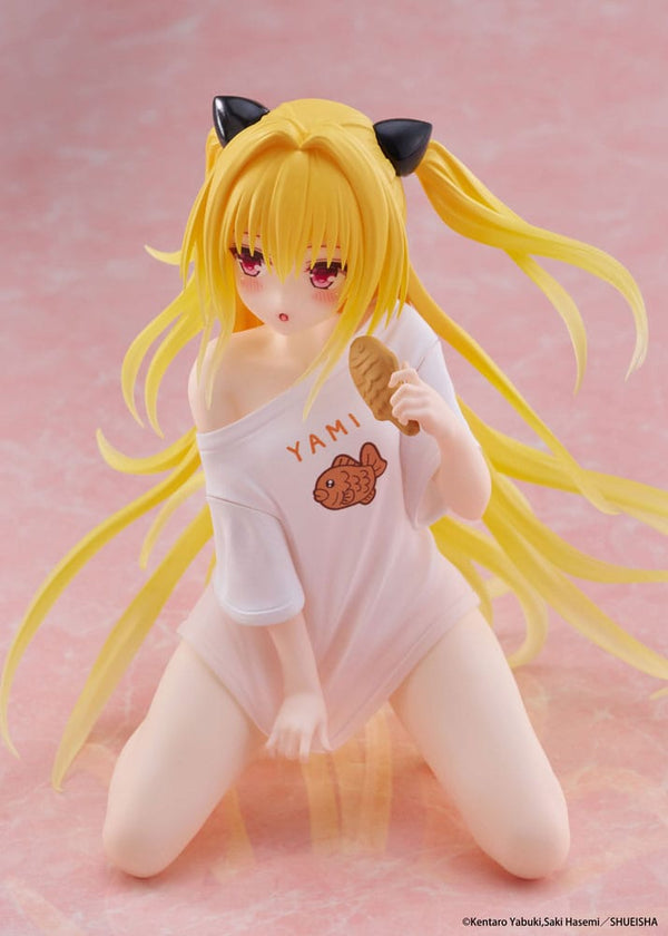 To Love-Ru Darkness - Golden Darkness: Roomwear Ver. - Desktop Cute PVC Statue (13 cm)