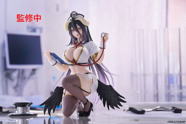 Overlord - Albedo: Nurse Renewal Ver. - Desktop Cute PVC Statue (13 cm)