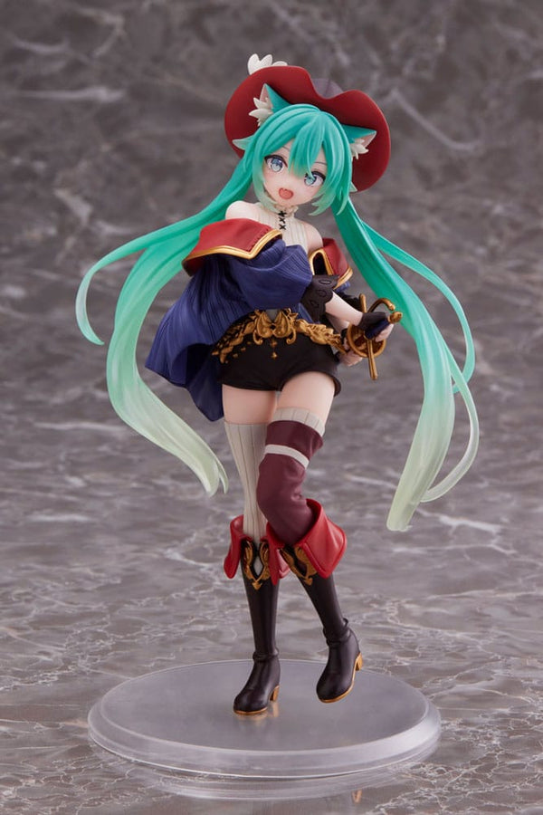 Vocaloid - Hatsune Miku: Puss in Boots Ver. - PVC Statue (18 cm)