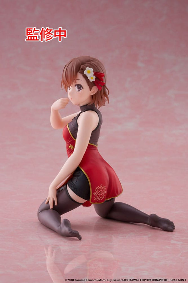 A Certain Scientific Railgun - Mikoto Misaka: Chinese Dress Ver. - Desktop Cute PVC Statue (13 cm)