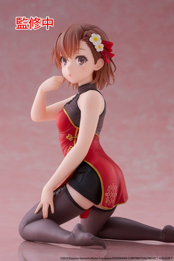 A Certain Scientific Railgun - Mikoto Misaka: Chinese Dress Ver. - Desktop Cute PVC Statue (13 cm)