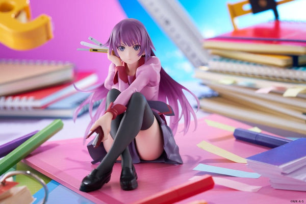 Monogatari - Hitagi Senjougahara - Desktop Cute PVC Statue (13 cm)