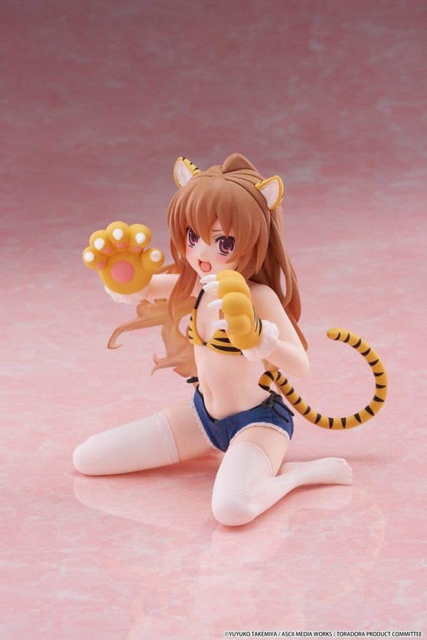 Toradora! - Taiga Aisaka: Tiger Costume Swimwear Ver. - Desktop Cute PVC Figur (13 cm)