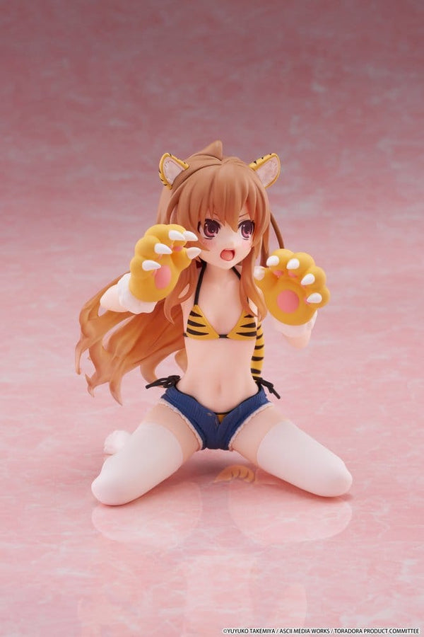 Toradora! - Taiga Aisaka: Tiger Costume Swimwear Ver. - Desktop Cute PVC Figur (13 cm)