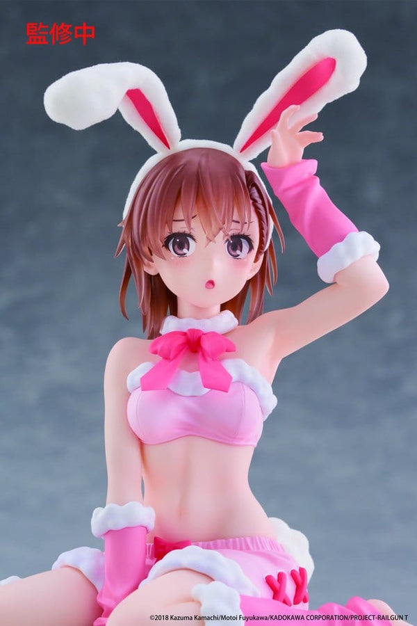 A Certain Scientific Railgun - Mikoto Misaka: Fluffy Bunny Ver. - PVC Figur (13 cm)