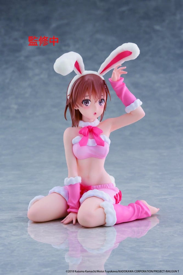 A Certain Scientific Railgun - Mikoto Misaka: Fluffy Bunny Ver. - PVC Figur (13 cm)