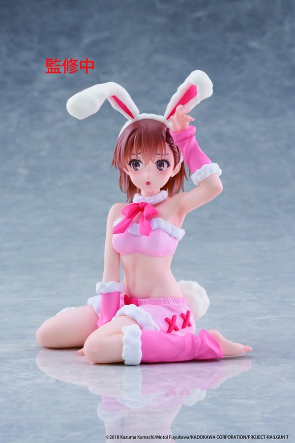 A Certain Scientific Railgun - Mikoto Misaka: Fluffy Bunny Ver. - PVC Figur (13 cm)