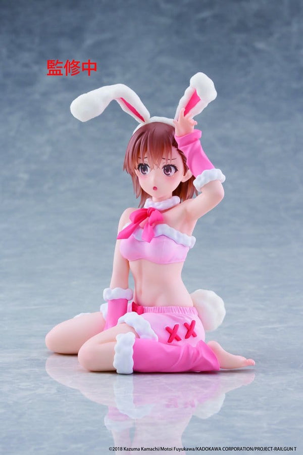 A Certain Scientific Railgun - Mikoto Misaka: Fluffy Bunny Ver. - PVC Figur (13 cm)