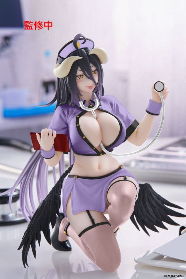 Overlord - Albedo: Nurse Ver. Renewal - Desktop Cute PVC Figur (13 cm)