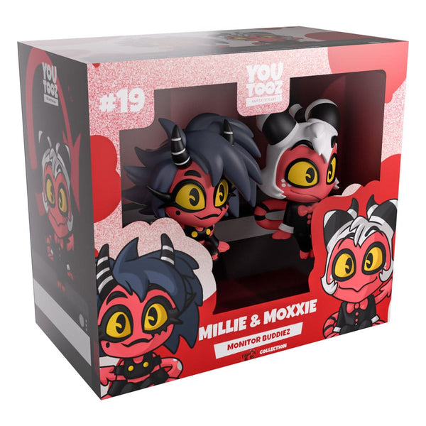 Helluva Boss - Millie & Moxxie - Monitor Buddiez Vinyl Figurer