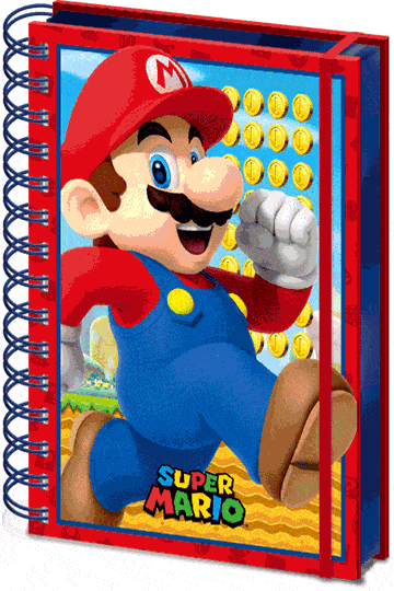 Super Mario – Mario 3D Wiro Ver. – Ringbind Hardcover notesbog