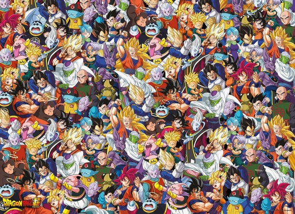 Dragon Ball - Karakter Collage - Puslespil - 1000 brikker