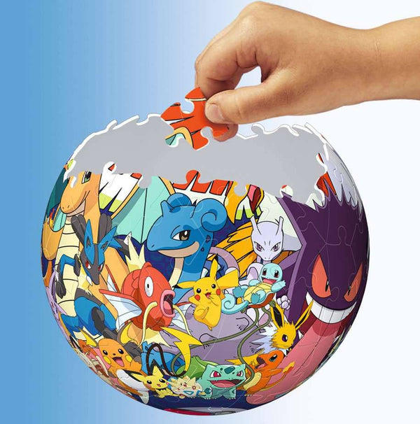 Pokemon - 3D Ball Characters - Puslespil - 73 brikker (Forudbestilling)