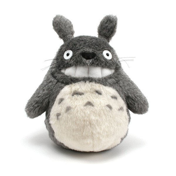 Min Nabo Totoro - Totoro Smilende 25 cm grå - Bamse (Forudbestilling)