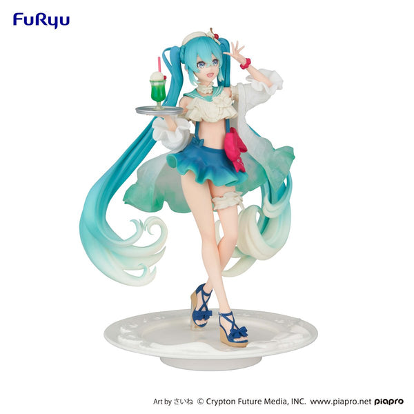 Vocaloid - Hatsune Miku: SweetSweets Series Melon Soda Float Ver. – Prize Figur
