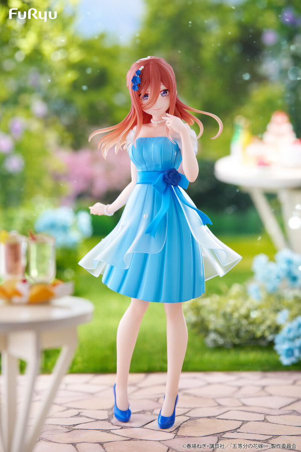 The Quintessential Quintuplets - Nakano Miku: Pastel Dress Ver. - Trio-Try-iT PVC Statue (21 cm)