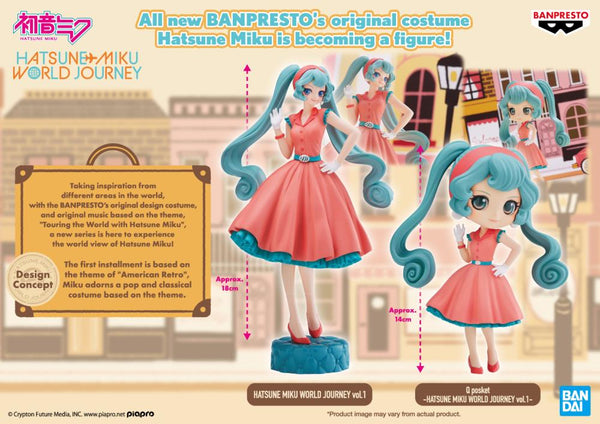 Vocaloid - Hatsune Miku: World Journey Vol.1 ver. - prize figur