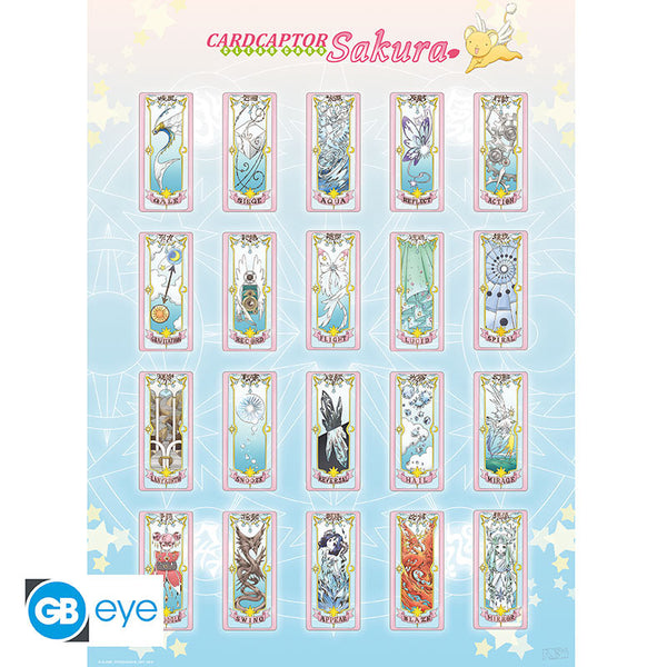 Cardcaptor Sakura - Clear Cards & Sakura og Wand - Plakat sæt