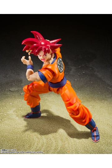 Dragon Ball - Son Goku: Super Saiyan God Instilled with the light of Righteous Hearts Ver. - S.H. Figuarts (Forudbestilling)