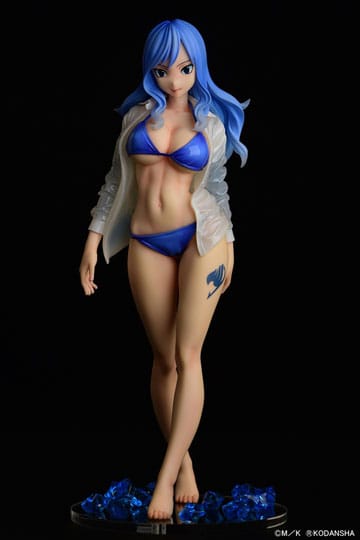 Fairy Tail - Juvia Lockser: Gravure Style See-Through wet tshirt ver. - 1/6 PVC figur (Forudbestilling)