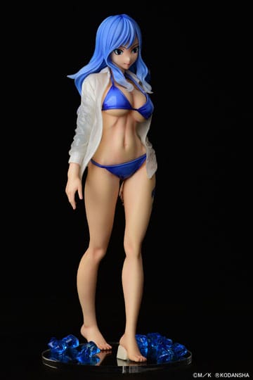 Fairy Tail - Juvia Lockser: Gravure Style See-Through wet tshirt ver. - 1/6 PVC figur (Forudbestilling)