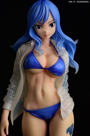 Fairy Tail - Juvia Lockser: Gravure Style See-Through wet tshirt ver. - 1/6 PVC figur