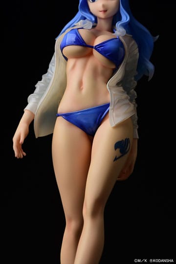 Fairy Tail - Juvia Lockser: Gravure Style See-Through wet tshirt ver. - 1/6 PVC figur (Forudbestilling)