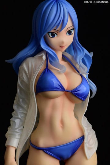 Fairy Tail - Juvia Lockser: Gravure Style See-Through wet tshirt ver. - 1/6 PVC figur (Forudbestilling)