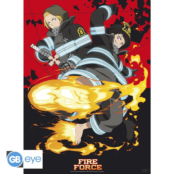 Fire Force - Shinra & Arthur - Plakat