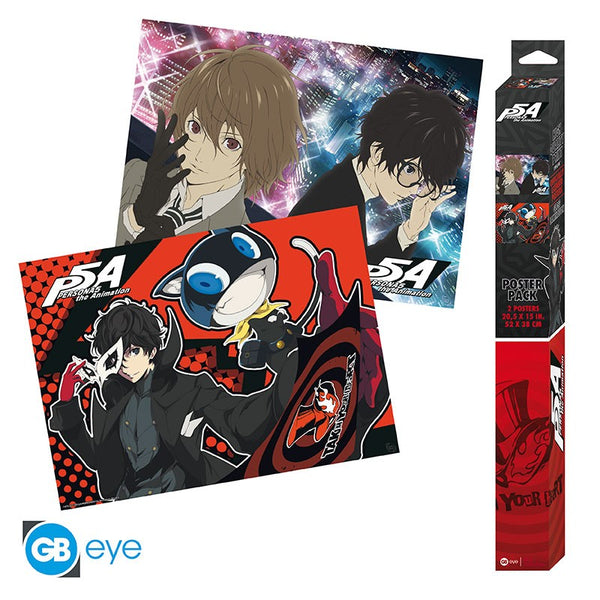 Persona 5 - Joker og Morgana & Ren og Akechi - Plakat Sæt