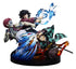 Demon Slayer: Kimetsu no Yaiba - Tanjiro Kamado & Giyu Tomioka & Akaza - PVC Figur (13 cm)