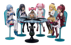 Puella Magi Madoka Magica The Movie: Rebellion - Tea Party Cake Song Ver. - PVC Statue Sæt (18 cm)