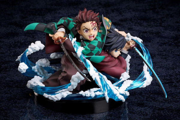 Demon Slayer: Kimetsu no Yaiba - Tanjiro & Giyuu - PVC Statue (13 cm)