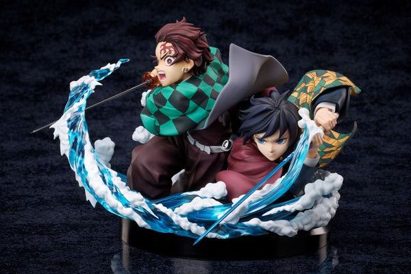 Demon Slayer: Kimetsu no Yaiba - Tanjiro & Giyuu - PVC Statue (13 cm)