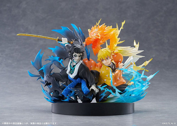 Demon Slayer: Kimetsu no Yaiba - Zenitsu Agatsuma & Kaigaku - PVC Statue (15 cm)
